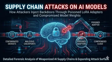 Supply Chain Attacks on AI Models: How Attackers Inject Backdoors Through Poisoned LoRA Adapters and Compromised Model Weights
