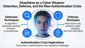 Deepfakes as a Cyber Weapon: Detection, Defense, and the New Authentication Crisis